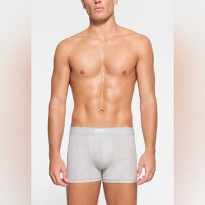 SKIMS Cotton Boxer Briefs in Light Gray 3"
